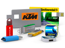 image of USB flash devices for small business promotionals