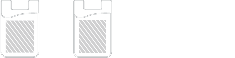 Smartphone Wallet Siebdruck Smartphone Wallet Siebdruck